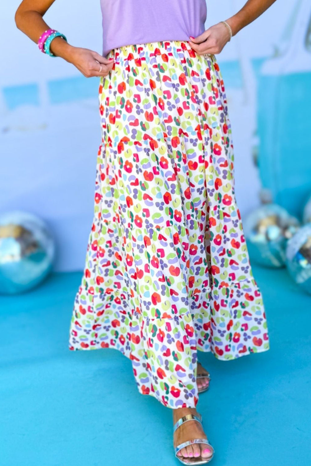 Bright Leo Maxi Skirt