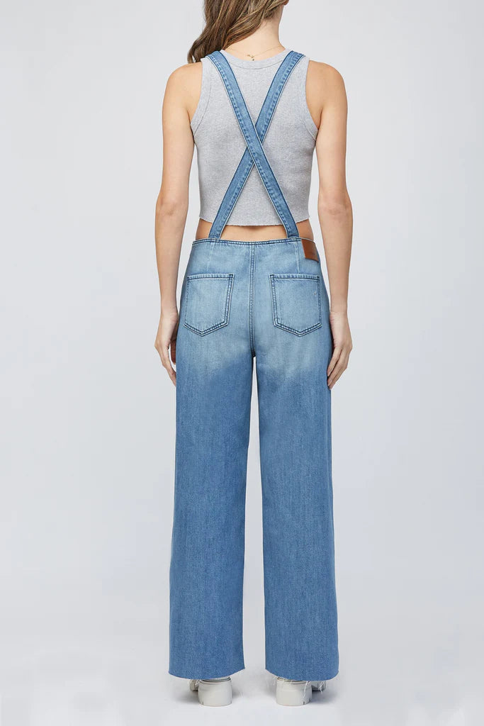 Medium Wash Denim Overalls