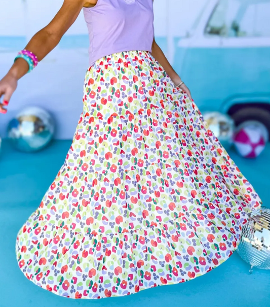 Bright Leo Maxi Skirt