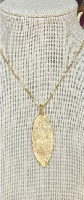 Kitzi Feather Charm Necklace