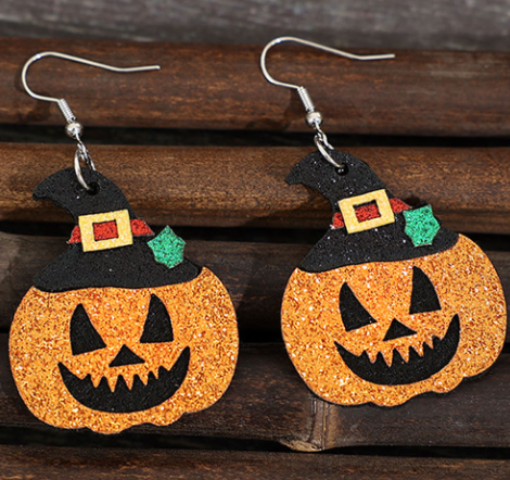 Jack-O-Lantern Earrings