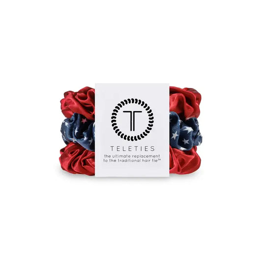 Americana - Large Teletie Scrunchie Set