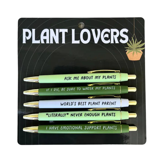 Plant Lovers Pen Set (Funny, Office, Gift)