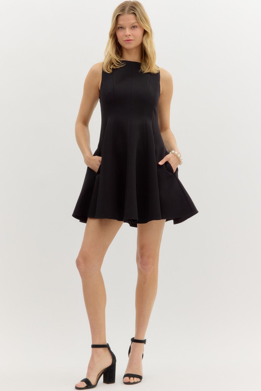 Entro Sleeveless Mini Dress