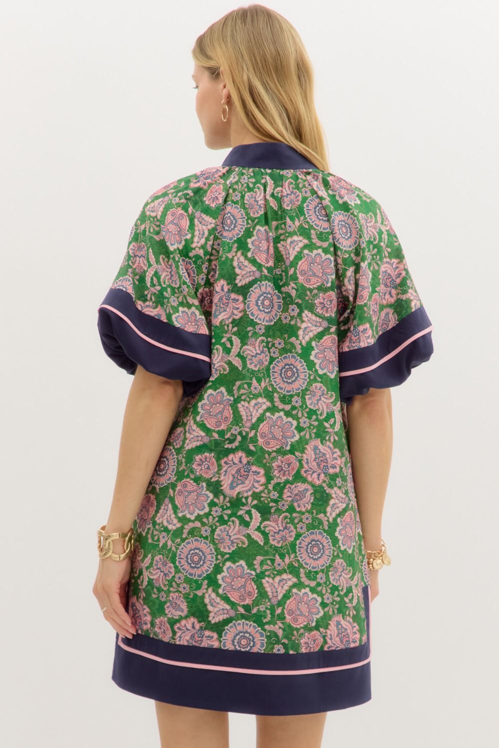 Floral Paisley Pullover Dress