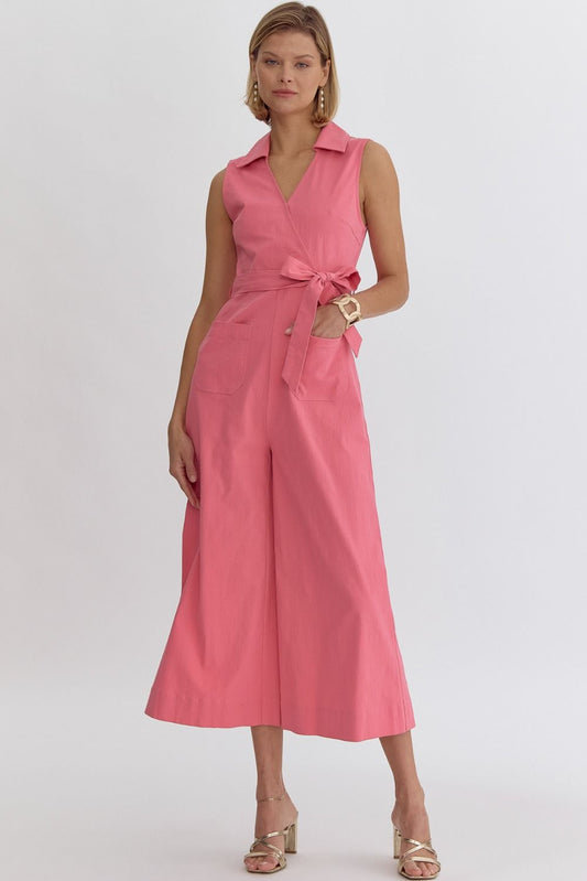 Bubblegum Pink Jumpsuit