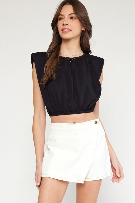 Party Fever Cropped Blouse