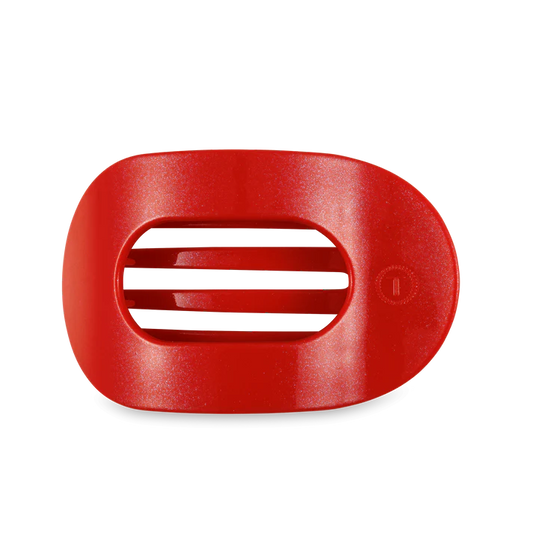 Teletie Rudolph Red Large Flat Round Hair Clip