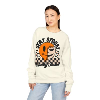 Stay Spooky Crewneck Sweatshirt for Halloween, Cozy Fall Apparel, Gift for Halloween Lovers, Unisex Sweatshirt, Spooky Season Fashion