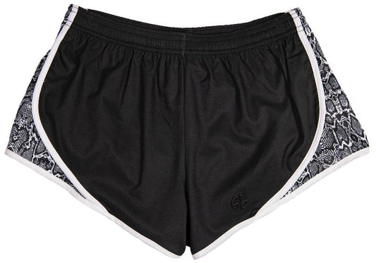 SIMPLY SOUTHERN RUN SHORTS SNAKE SKIN