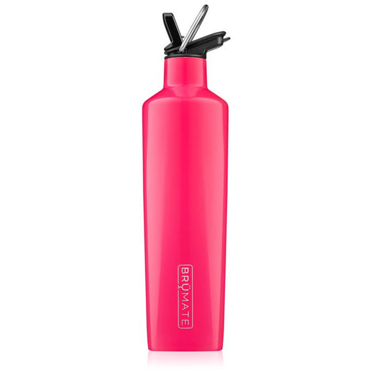 BRÜMATE 25OZ REHYDRATION BOTTLE | NEON PINK