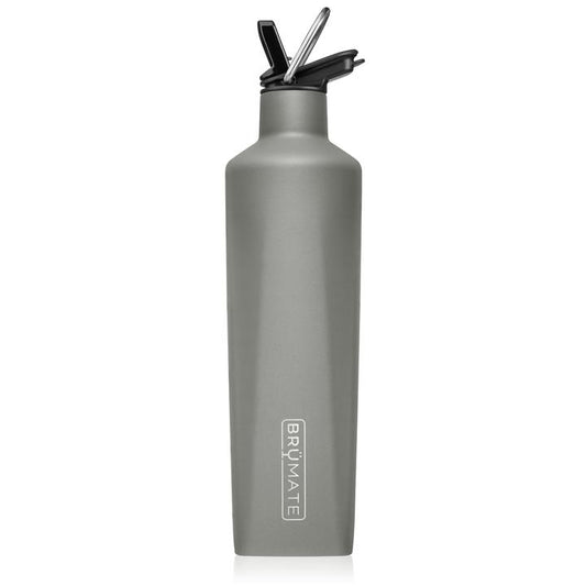 BRÜMATE 25OZ REHYDRATION BOTTLE | MATTE GRAY