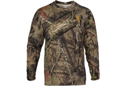 BROWNING WASATCH-CB T-SHIRT L-SLEEVE MO-BREAKUP COUNTRY CAMO