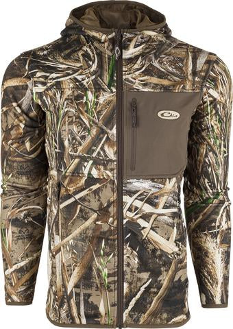 Drake Technical Performance Fleece Full Zip - Realtree Max 5