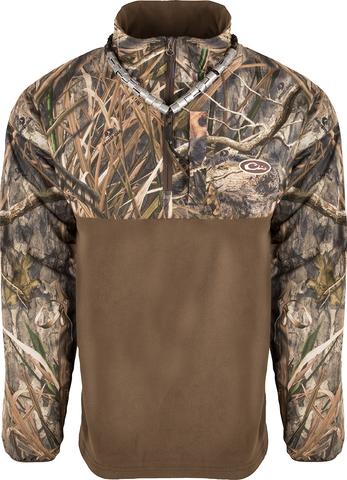 Drake 1/4 Zip Refuge Eqwader - Mossy Oak Habitat