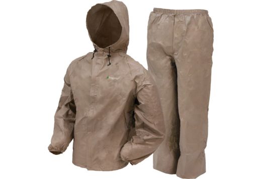 FROGG TOGGS RAIN SUIT MENS ULTRA-LITE - KHAKI